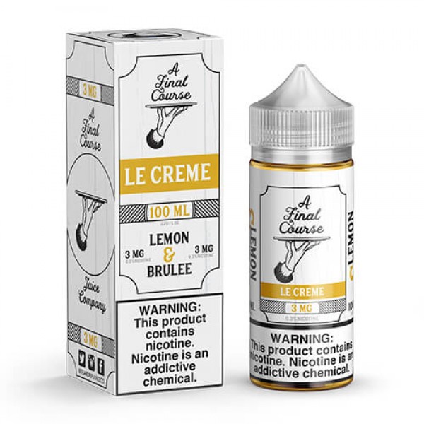 A Final Course by Tear Drip La Creme eJuice