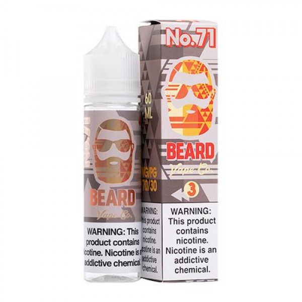 Beard Vape No. 71 Sweet and Sour Sugar Peach eJuice