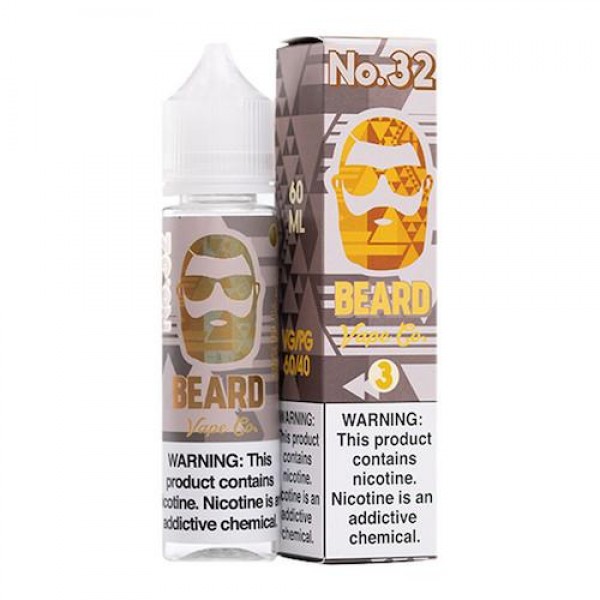 Beard Vape No. 32 Cinnamon Funnel Cake eJuice