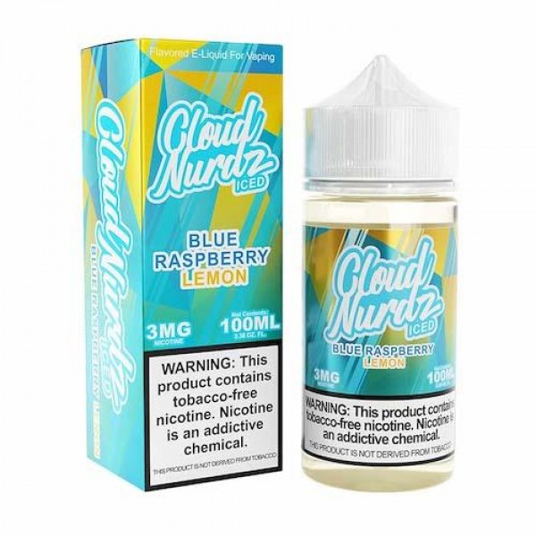 Cloud Nurdz Blue Raspberry Lemon Iced eJuice