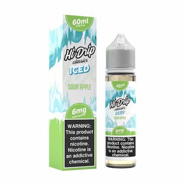 Hi-Drip Classics Sour Apple Iced Eliquid