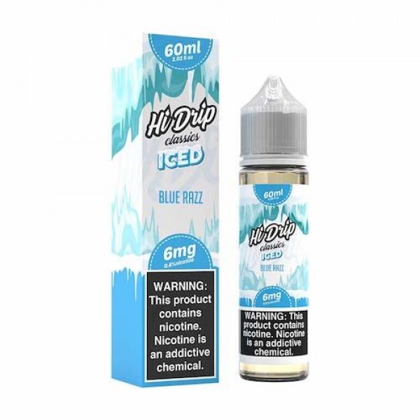 Hi-Drip Classics Blue Razz Iced Eliquid