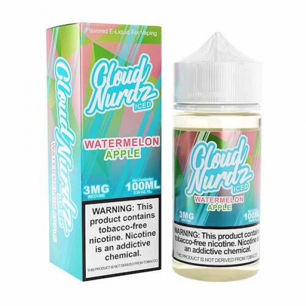 Cloud Nurdz Watermelon Apple Iced eJuice