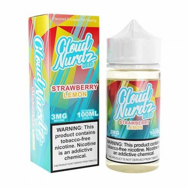 Cloud Nurdz Strawberry Lemon Iced eJuice