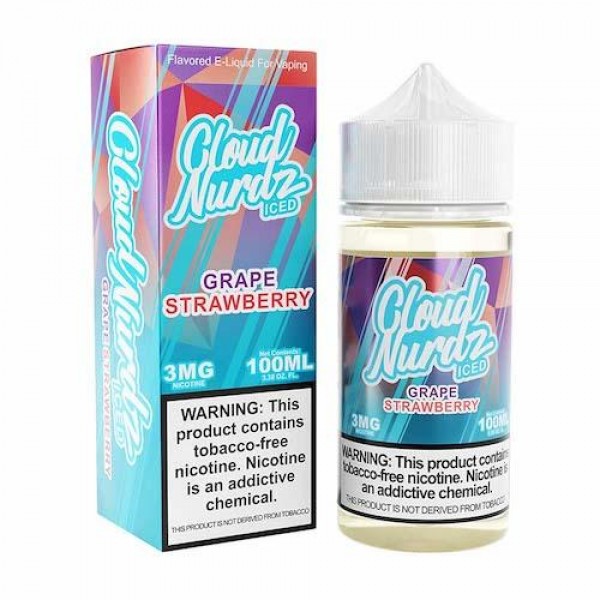 Cloud Nurdz Grape Strawberry Iced eJuice