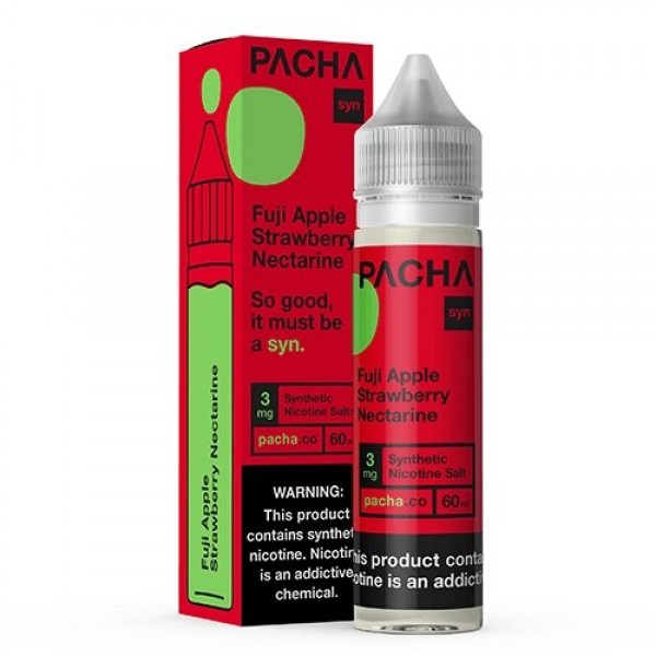 Pacha Syn Fuji Apple Strawberry Nectarine eJuice