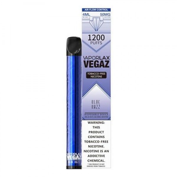 VaporLAX VEGAZ Blue Razz Disposable Vape Pen
