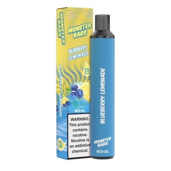 Monster Bars 3500 Blueberry Lemonade Disposable Vape Pen