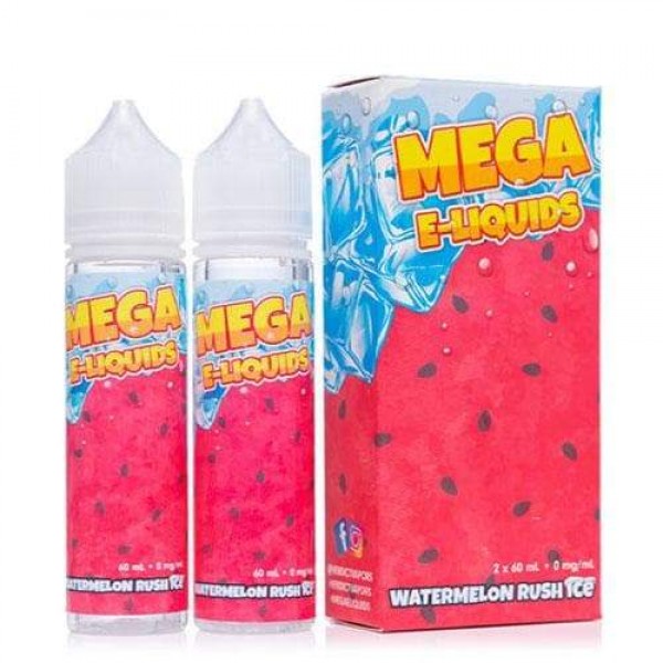 Mega Watermelon Rush Ice Twin Pack eJuice