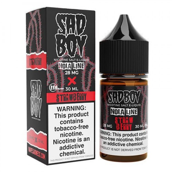 Sadboy Salts Nola Line Strawberry eJuice