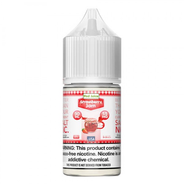 Pod Juice Synthetic Salts Strawberry Jam eJuice