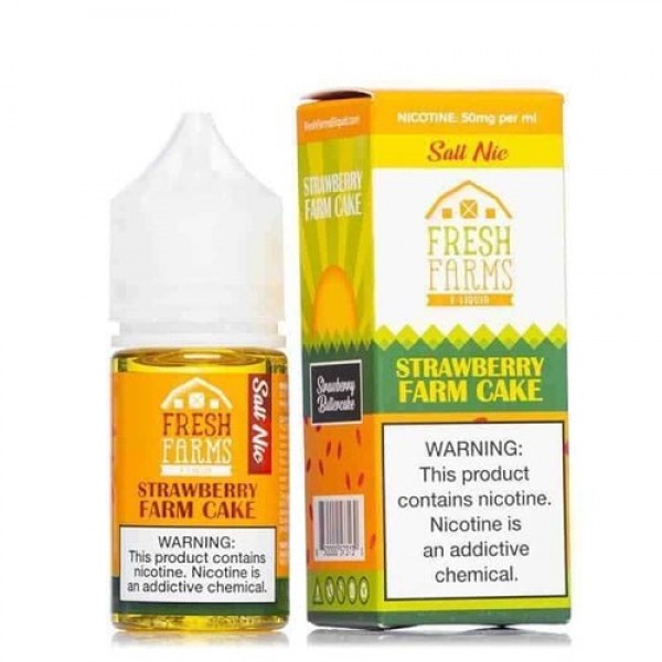 Fresh Farms Salt Strawberry Farm Cake eJuice