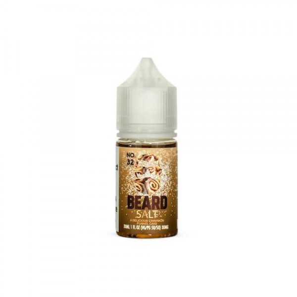 Beard Vape Salts No. 32 Cinnamon Funnel Cake eJuice