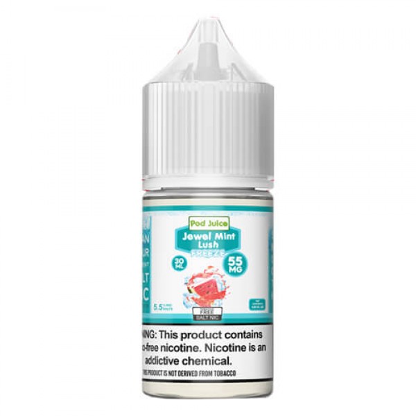 Pod Juice Synthetic Salts Jewel Mint Lush Freeze eJuice