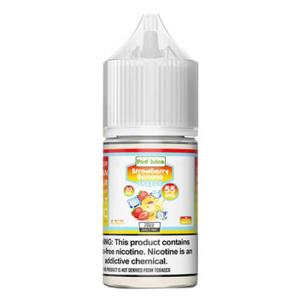 Pod Juice Synthetic Salts Strawberry Banana Freeze eJuice