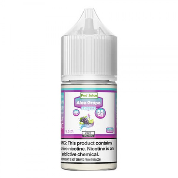 Pod Juice Synthetic Salts Aloe Grape Freeze eJuice