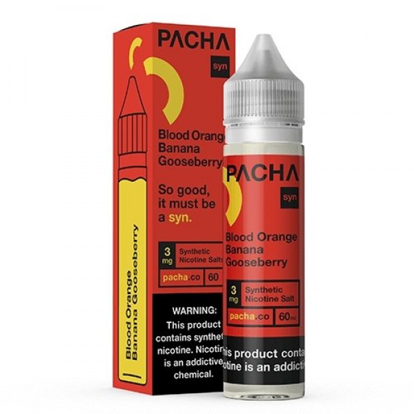 Pacha Syn Blood Orange Banana Gooseberry eJuice