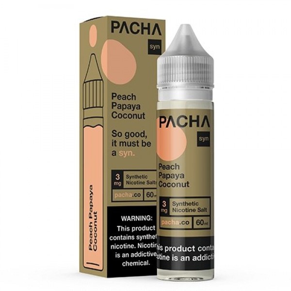 Pacha Syn Peach Papaya Coconut Cream eJuice