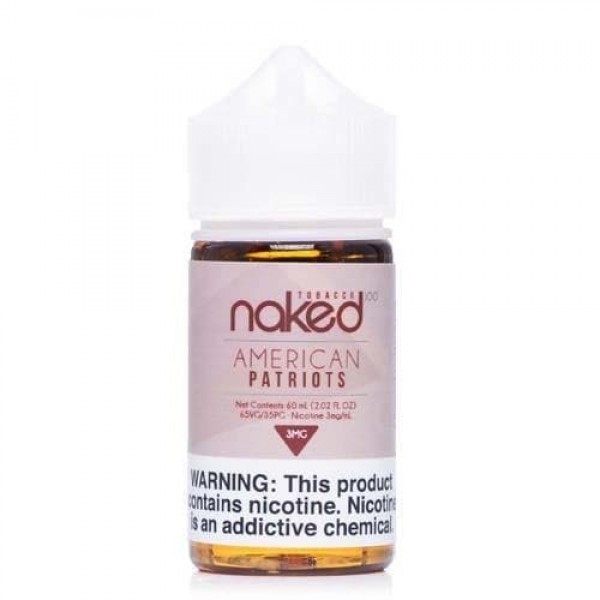 Naked 100 Tobacco American Patriots eJuice