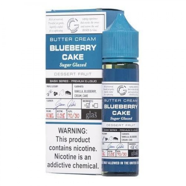 Glas BSX Blueberry Cake eJuice