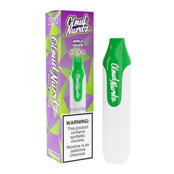 Cloud Nurdz 3500 Apple Grape Disposable