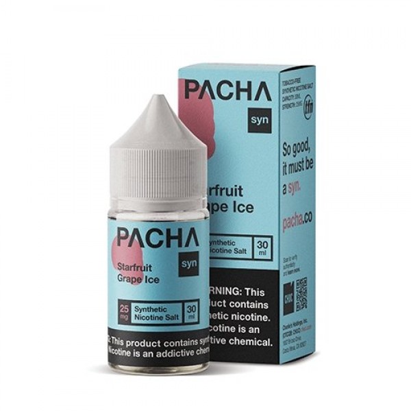 Pacha Syn Salts Starfruit Grape Ice eJuice