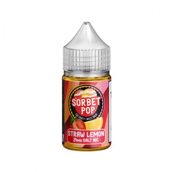 Sorbet Pop Salts Straw Lemon eJuice