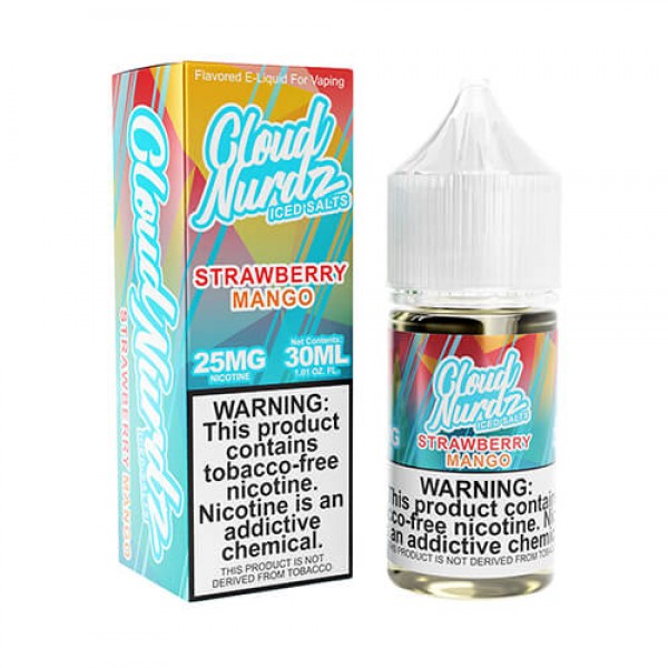 Cloud Nurdz Salts Strawberry Mango Iced eJuice