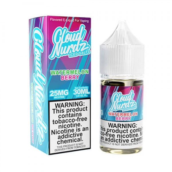 Cloud Nurdz Salts Watermelon Berry Iced eJuice