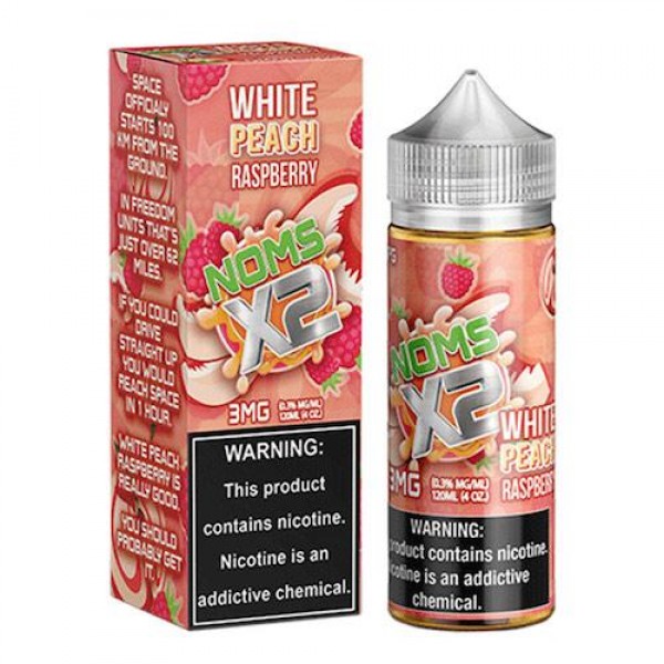 Noms X2 White Peach Raspberry eJuice