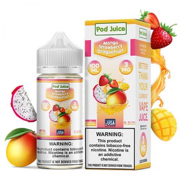 Pod Juice Synthetic Mango Strawberry Dragonfruit eJuice