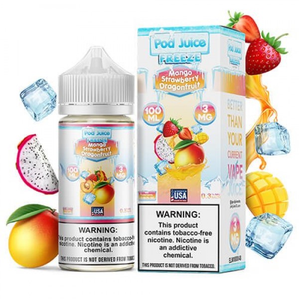 Pod Juice Synthetic Mango Strawberry Dragonfruit Freeze eJuice