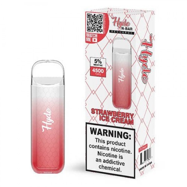 Hyde N-Bar Strawberry Ice Cream Disposable Vape Pen