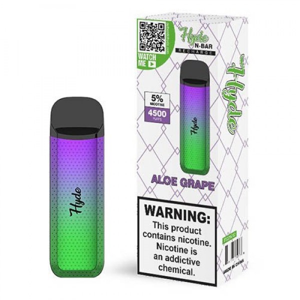 Hyde N-Bar Aloe Grape Disposable Vape Pen