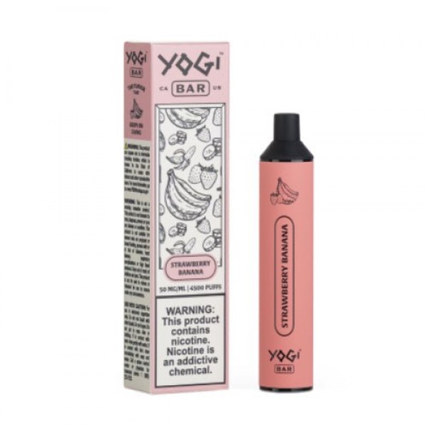 Yogi Bar 4500 Strawberry Banana Disposable Vape Pen