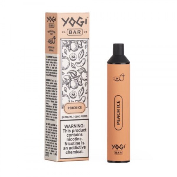 Yogi Bar 4500 Peach Ice Disposable Vape Pen