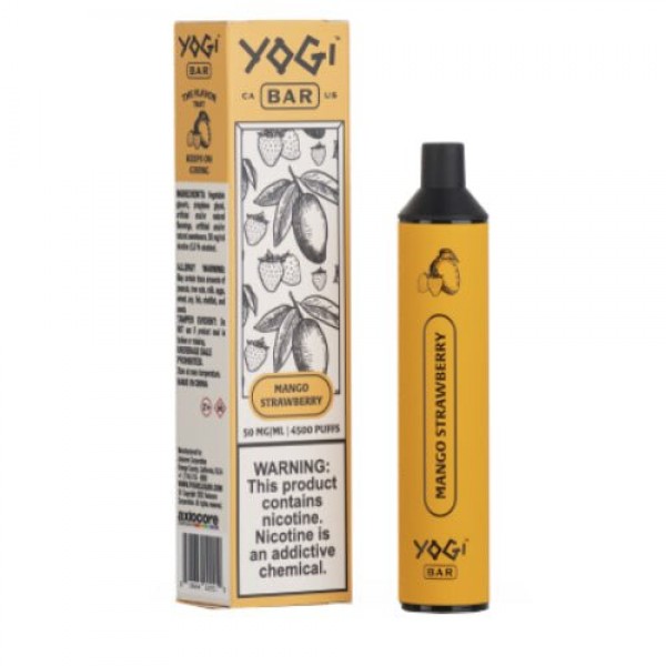 Yogi Bar 4500 Mango Strawberry Disposable Vape Pen