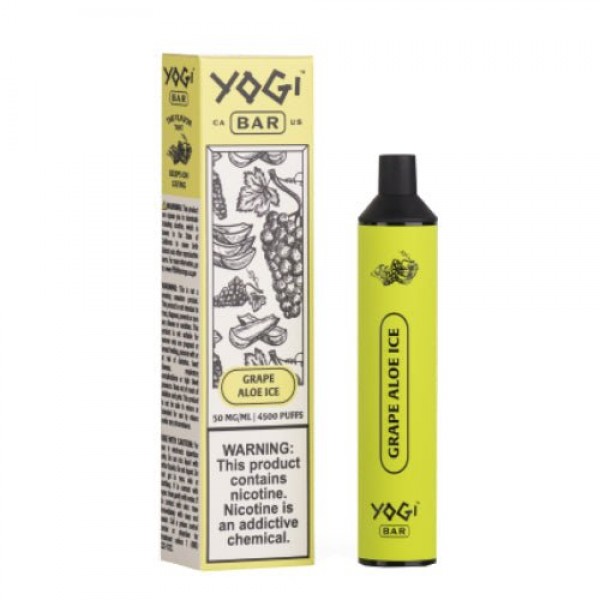 Yogi Bar 4500 Grape Aloe Ice Disposable Vape Pen