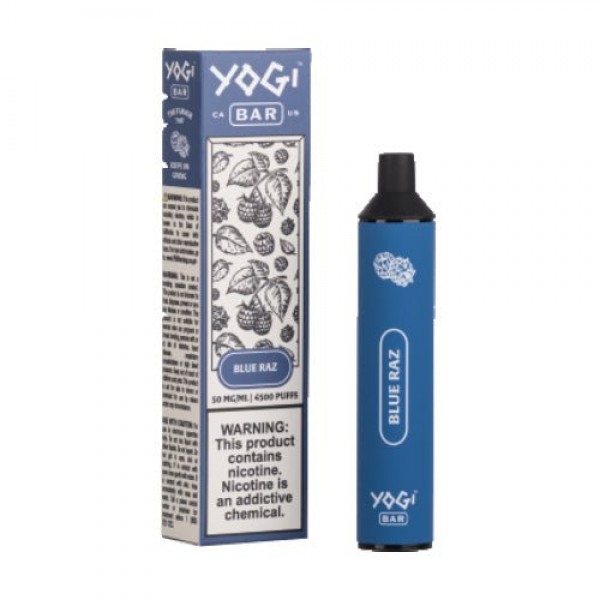 Yogi Bar 4500 Blue Raz Disposable Vape Pen