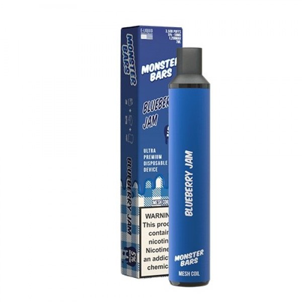 Monster Bars 3500 Blueberry Jam Disposable Vape Pen