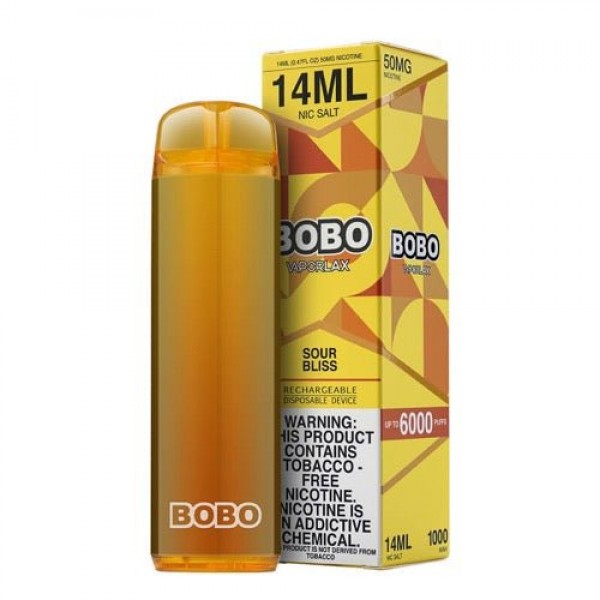 VaporLax BOBO Tobacco-Free Sour Bliss Disposable Vape