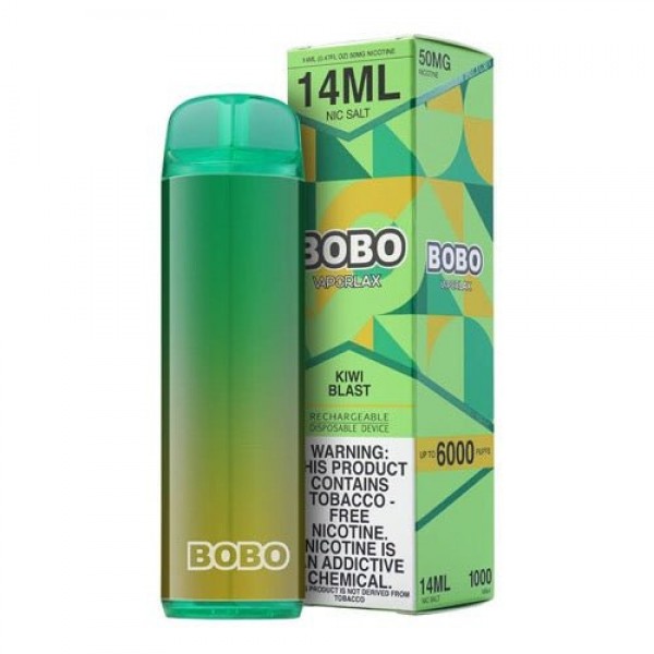 VaporLax BOBO Tobacco-Free Kiwi Blast Disposable Vape