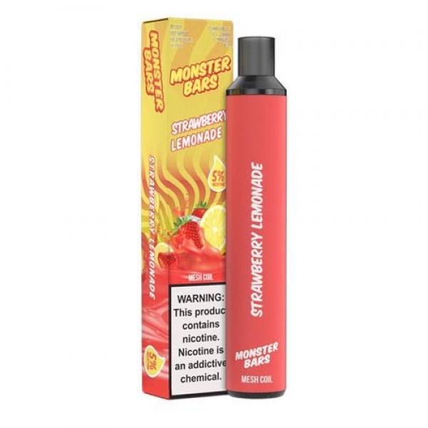 Monster Bars 3500 Strawberry Lemonade Disposable Vape Pen