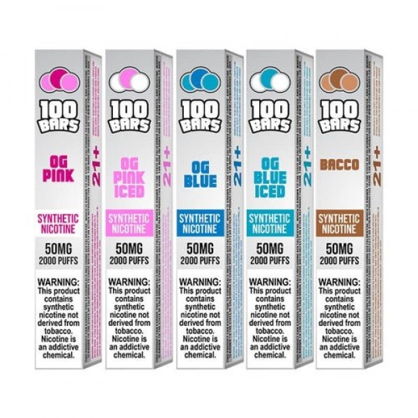 Keep it 100 Bars Synthetic Flavor Flight Disposable Vape Pen