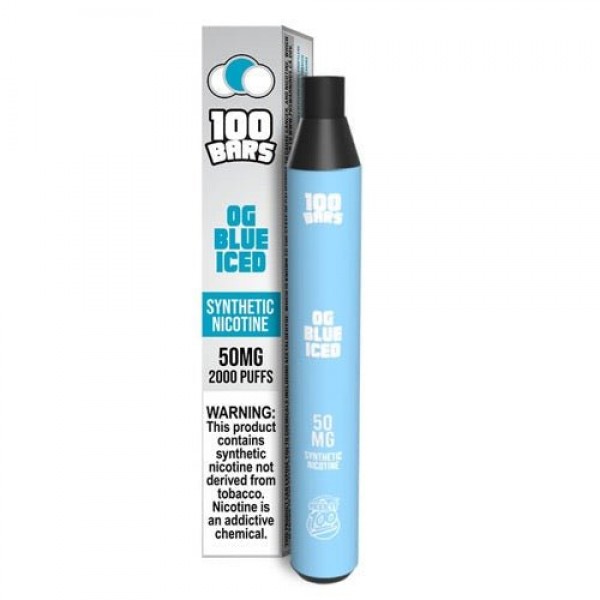 Keep it 100 Bars Synthetic OG Blue ICED Disposable Vape Pen