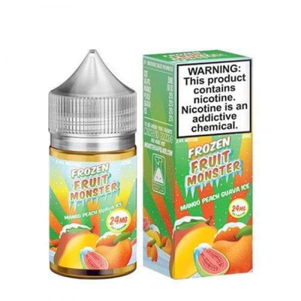 Frozen Fruit Monster Salt Mango Peach Guava Ice eJuice