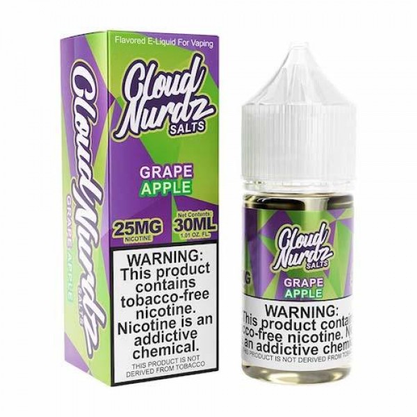 Cloud Nurdz Salts Grape Apple eJuice