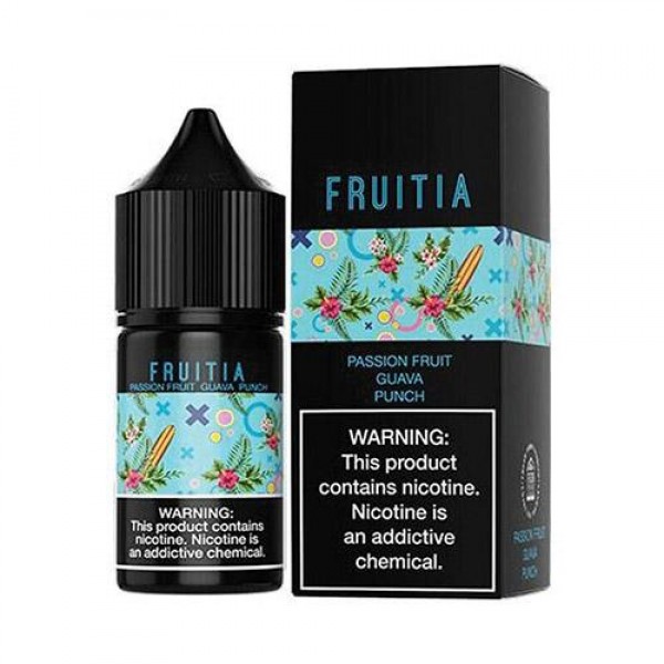 Fruitia Salt Passion Fruit Guava Punch eJuice