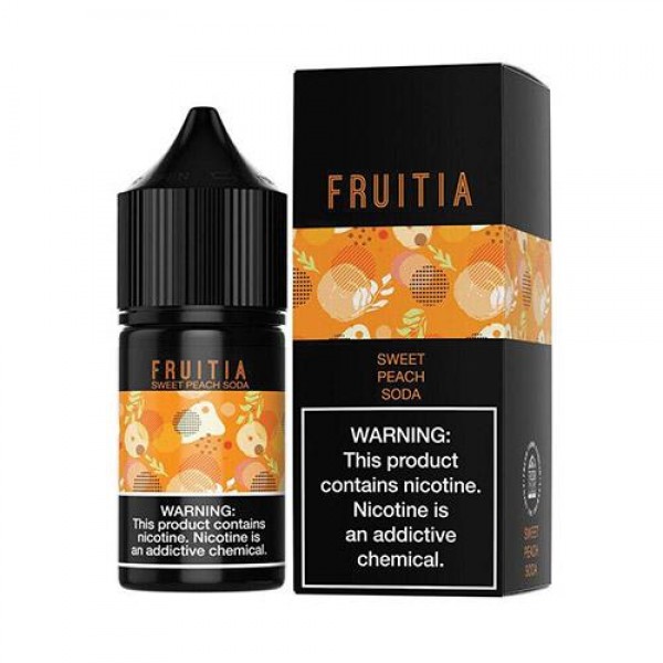 Fruitia Salt Sweet Peach Soda eJuice