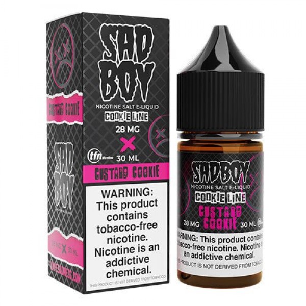 Sadboy Salts Cookie Line Custard Cookie eJuice